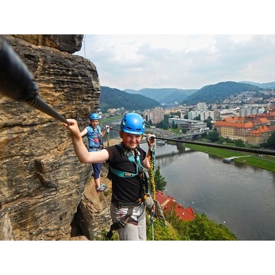 Dva dny na nejdelší via ferratě Česka