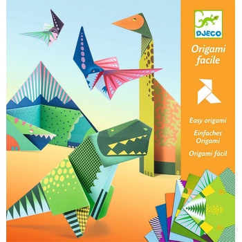 Kreatívna sada Djeco Origami papierové skladačky Dinosaury pre chlapcov od 6 rokov