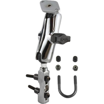 RAM MOUNTS RAM® Chrome držák motocyklové brzdy/spojky s diamantovou deskou