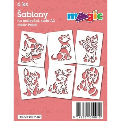 Primo Magic Papírové šablony sada A2 PEJSCI
