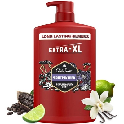 Old Spice NightPanther sprchový gel pro muže NightPanther 1000 ml
