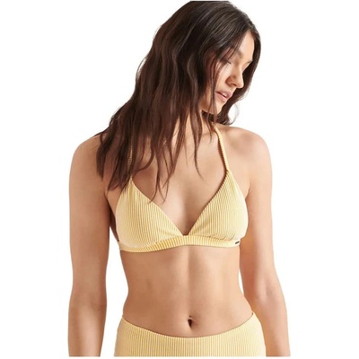 Superdry T Back Fixed Tri bikini top - Yellow (Pigment Yellow)