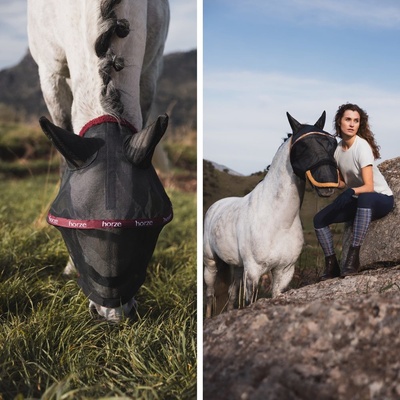 Horze Maska Wire Framed indian tan – Zboží Dáma