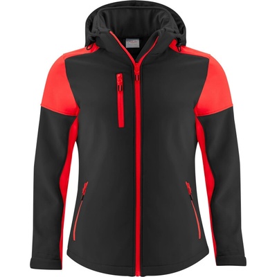 Printer Prime Softshell Women COT61106681400 black red