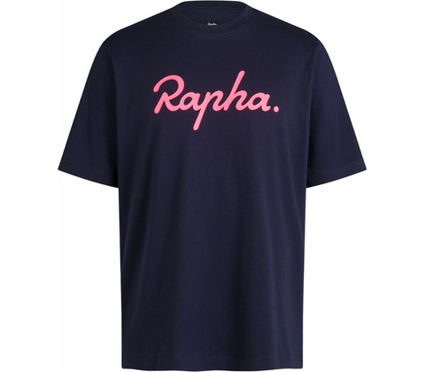 Rapha logo navy visibility pink