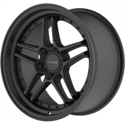 STRÖM DS-05 10,5x18 5x120 ET10 satin black with black Rivets