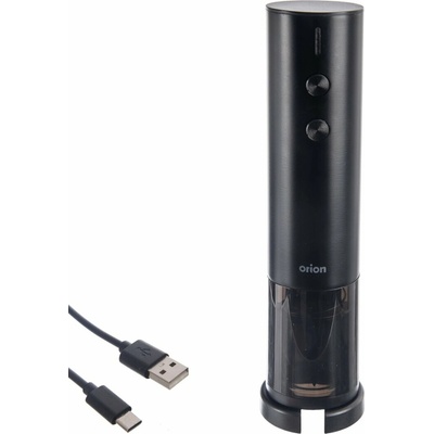 ORION Vývrtka elektr. USB akumulátorová s LED osvětlením, plast/nerez