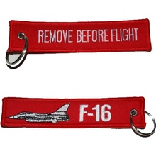 Přívěsek na klíče remove before flight F 16