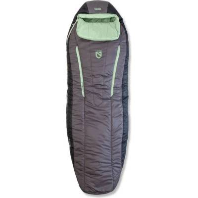 NEMO Equipment Дамски синтетичен спален чувал Nemo Women's Forte Endless Promise 35 Synthetic sleeping bag - Plum Grey / Celadon Green - размер Long (514-1243-0112)