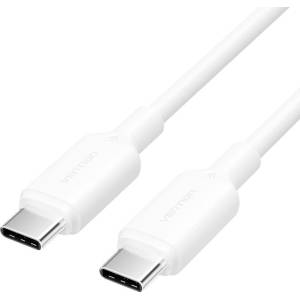 Vention USB 2.0 Type-C мъжки към Type-C мъжки 3A кабел 1 м бял TRCWF (TRCWF)