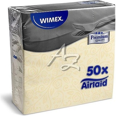 Airlaid ubrousky Premium dekor R béžové 50ks 40x40cm