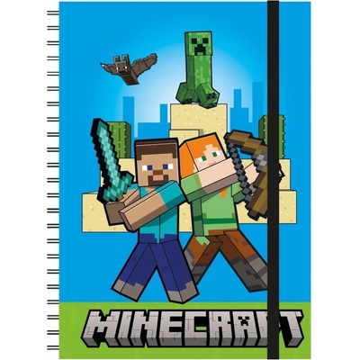 Pyramid International Zapisník Minecraft postavy A5 – Zboží Živě