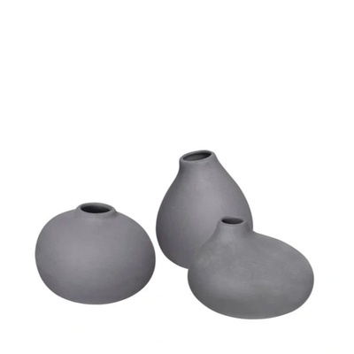 BLOMUS Комплект от 3 вази NONA - цвят (Pewter) (BLOMUS-66223)