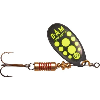 DAM Rotačka Effzett Standard Spinner 12g Black Yellow