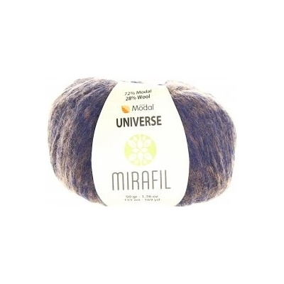 Mirafil Příze Universe Solid 459 - modrohnědá
