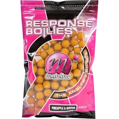 MAINLINE Boilies Shelf Life Response 450g 15mm Pineapple & Banana