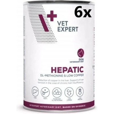 VetExpert Veterinary Diet 4T Hepatic Dog 6 x 400 g