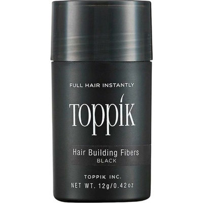 Toppik Hair Building Fibers Zahušťovací vlákna na vlasy a vousy Černá 27 g