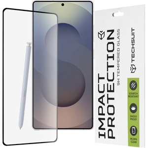 Techsuit Протектор за Samsung Galaxy S25 Ultra - 111D Full Cover / Full Glue Glass - черен