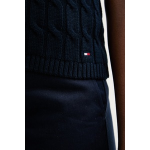 Tommy Hilfiger елек дамски от памук (WW0WW50075)