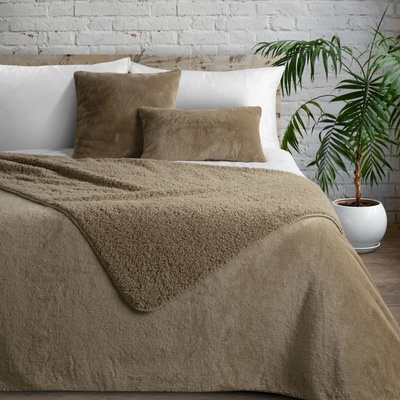 EUROFIRANY PŘEHOZ NA POSTEL NINA 220X240 CM BÉŽOVÝ