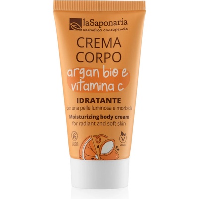 laSaponaria Hydratační tělový krém s BIO arganem a vit. C 30 ml – Zboží Dáma