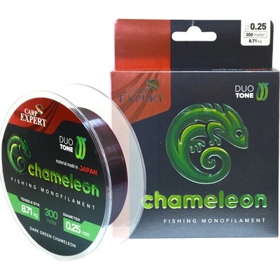 Carp Expert Chameleón Shiny Dark Green Monofil 300 m 0,30 mm 11,86 kg