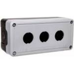 Emas elektotechnik Control cassette for 3 buttons/lights - blank, black-grey, T0-PY3BOS