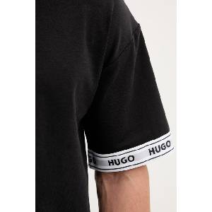 HUGO домашна тениска мъжка от памук с еластан tade t-shirt (50559725)