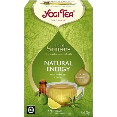 Yogi Tea Bio Pro Smysly Přirozená energie 17 x 2 g