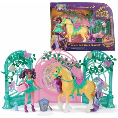 Spin Master UNICORN ACADEMY MALÁ STÁJ S JEDNOROŽCEM MĚNÍCÍM BARVY