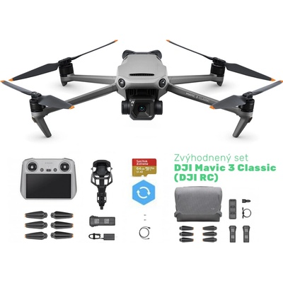 DJI Mavic 3 Classic (DJI RC) + DJI Care 2 roky + Fly More Kit + SanDisk 64GB