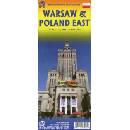 Varšava a Polsko východ cestovní mapa