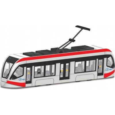 BBURAGO TRAMVAJ MĚSTSKÁ KOVOVÁ RŮZNÉ BARVY