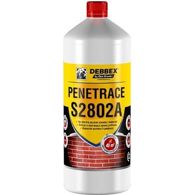 Den Braven S2802A Penetrace stavebních podkladů 1 kg láhev mléčně bílá