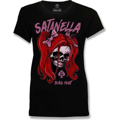 Black heart дамска тениска black heart - satanella - black - 874