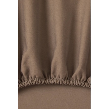 BOSS Памучен чаршаф с ластик BOSS BEBOSS Camel 160 x 200 cm (1058571)