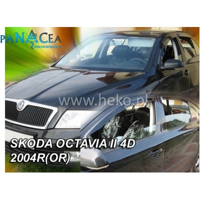 Deflektory Heko Škoda Octavia II Combi 2004 - 2013 predné + zadné