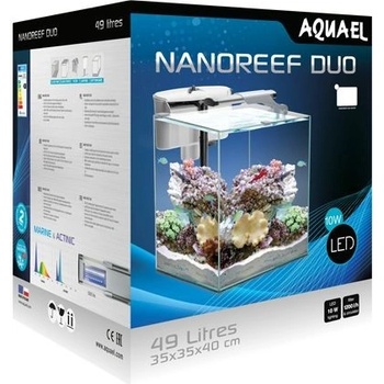 Aquael Nano Reef Duo akvárium bílé 49 l