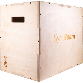 GymBeam Плиометрична кутия PlyoBox Wood