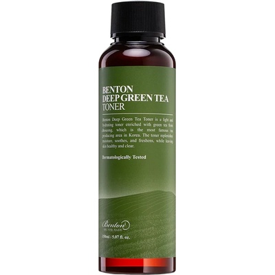 Benton Cosmetic Deep Green Tea Toner - Хидратиращ и успокояващ тонер с зелен чай 150мл