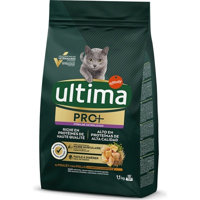 Ultima Cat PRO+ Sterilized s kuřecím 2 x 1,1 kg