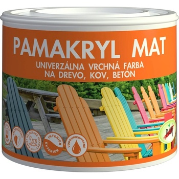 Pam Pamakryl Mat 0,7 kg Tmavosivý