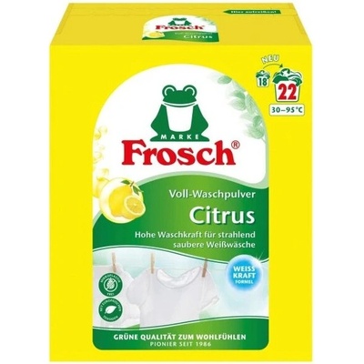 Frosch prášek univerzální citrus 22 praní 1,45kg