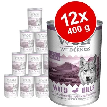 Wolf of Wilderness Wild Hills 12x400 g