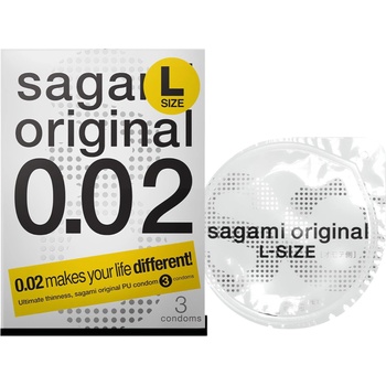 Sagami Сагами Ориджинал 0, 02 l - презерватив - 58 мм (3 бр. )