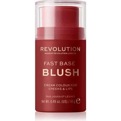 Makeup Revolution Fast Base tónovací balzam na pery a líca Spice 14 g