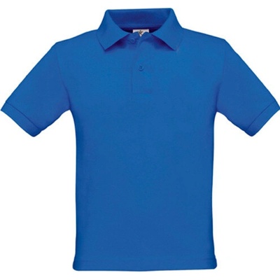 B&C Polo Safran Dětská polokošile PK486 Royal Blue
