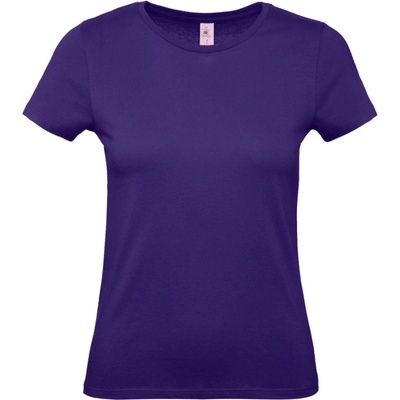 B&C Tričko B&C E150 dámské krátký rukáv COT 01002Tu3800 Purpurová radiant