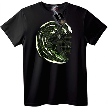 NOONEBRAND Тениска Matrix Код Вълна - 2XL, White